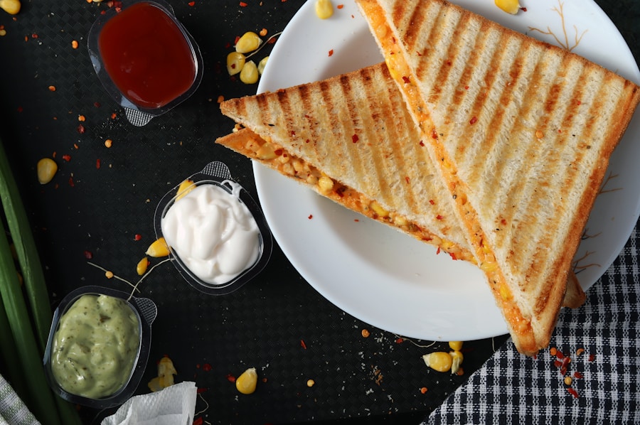 Gourmet sandwich made with wholesome bread