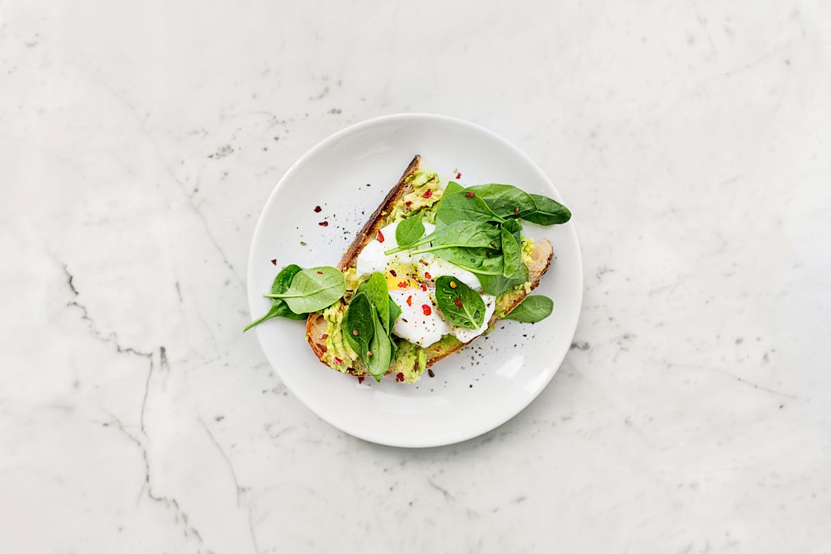 Avocado toast on toasted bread
